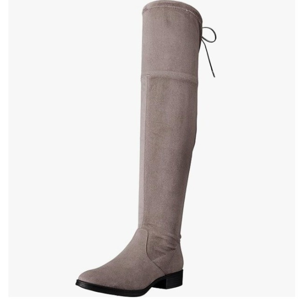 Circus by Sam‎ Edelman Peyton Grey Frost Thigh High Over the Knee Boots 6M NIB